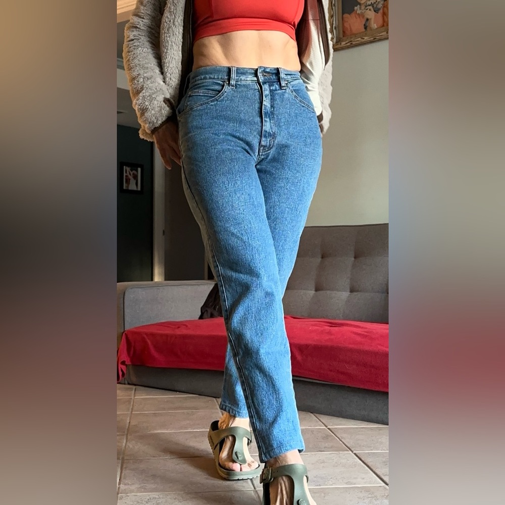 Vintage Levis Jeans Womens‎ 9 Blue 900 Series High Rise Tapered Zip Ankle Denim